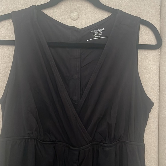 Motherhood Maternity Black 3-in-1 Nursing, Labor and Delivery Gown Small - Picture 11 of 16